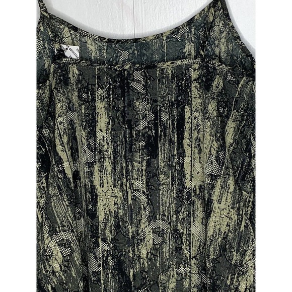 NWT Urban Outfitters Womens Camille Dress Size Small Adjustable Straps Black Tan - Picture 11 of 14